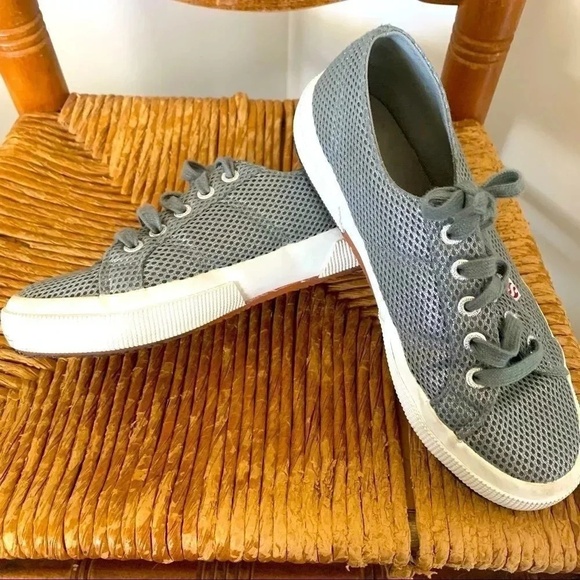 Superga Shoes 2750 Metallic Grey Silver Cotu Classic Sneakers 6.5 - Picture 10 of 13